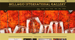 Desktop Screenshot of bellagiointernationalgallery.com